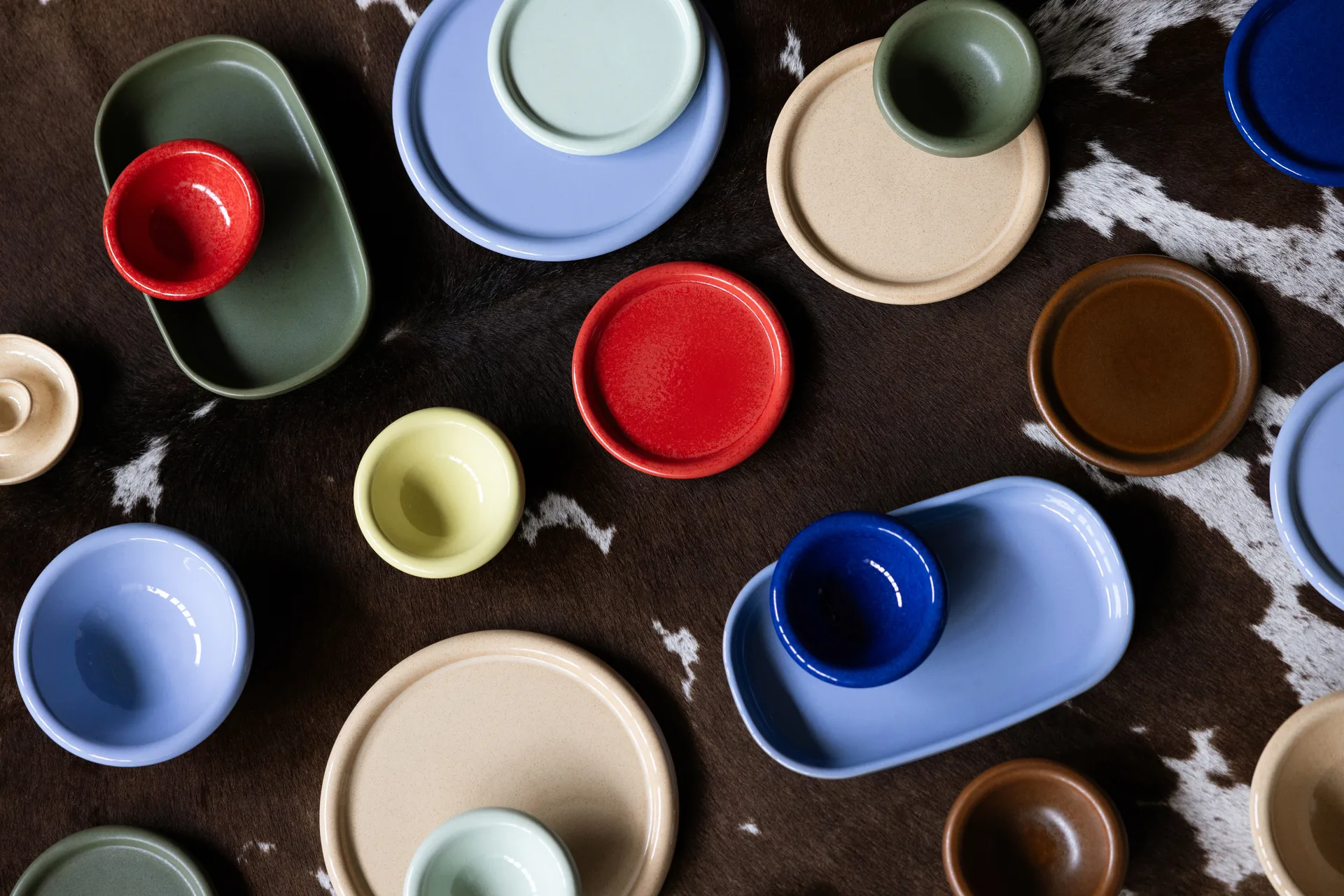 Porto serving tray 18x30 cm, Light blue Byon