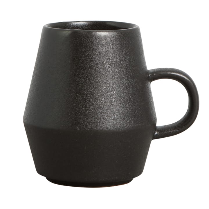 Raw Black mug with handle, Black Byon