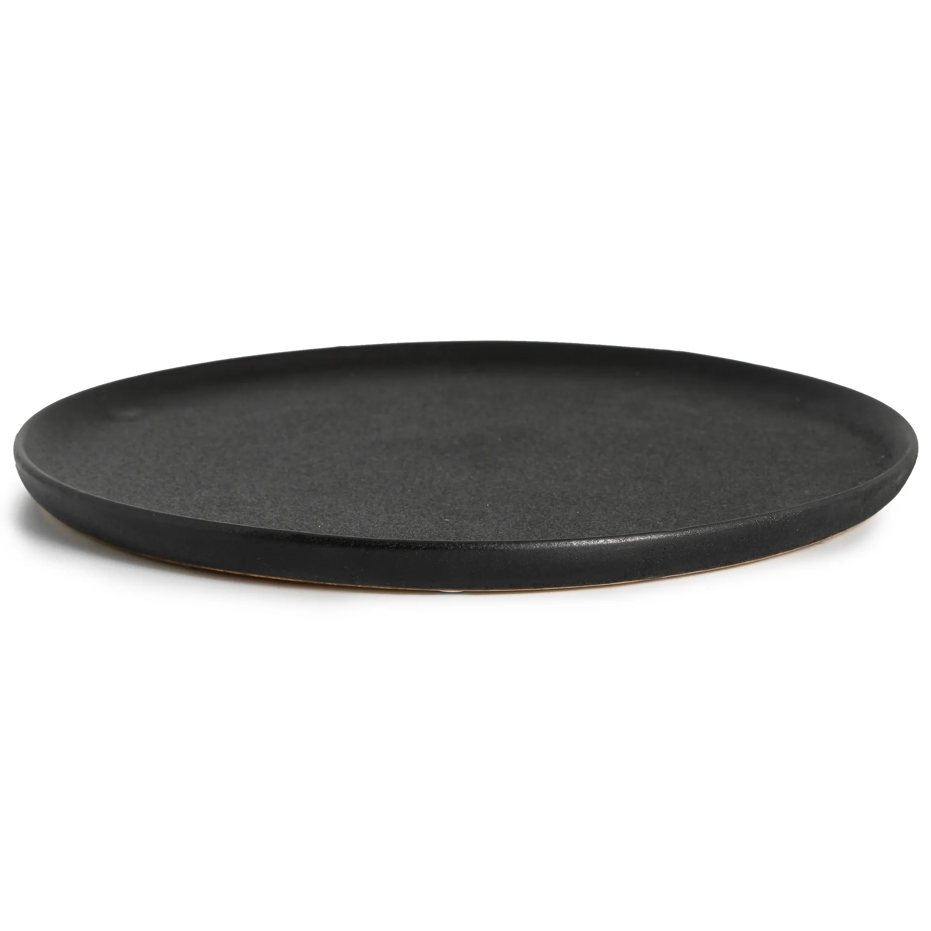 Raw Black plate Ø 27 cm, Black Byon