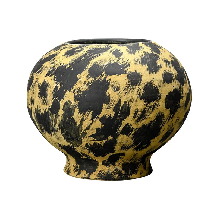 Safari vase 30 cm - black-yellow - Byon