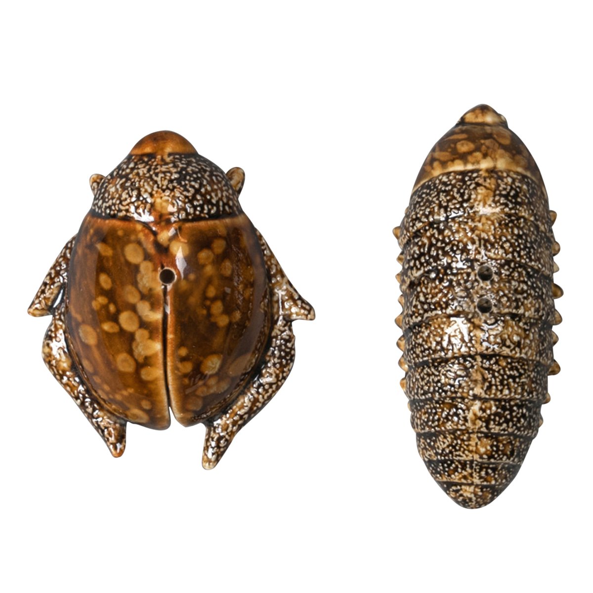 Byon Salt- & pepper shaker beetles brown