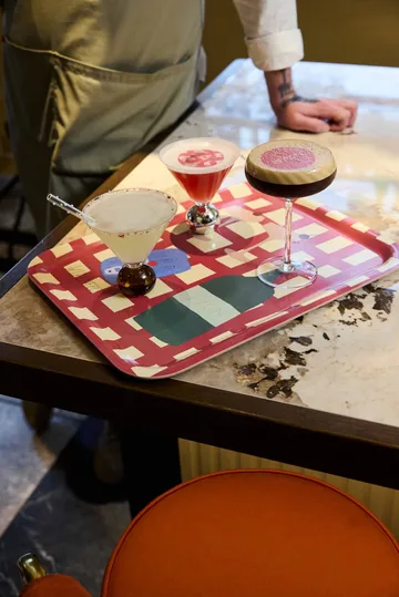 Sera tray - Red, 33x43 cm - Byon