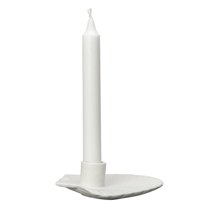 Shell candle sticks 15.5 cm - White - Byon