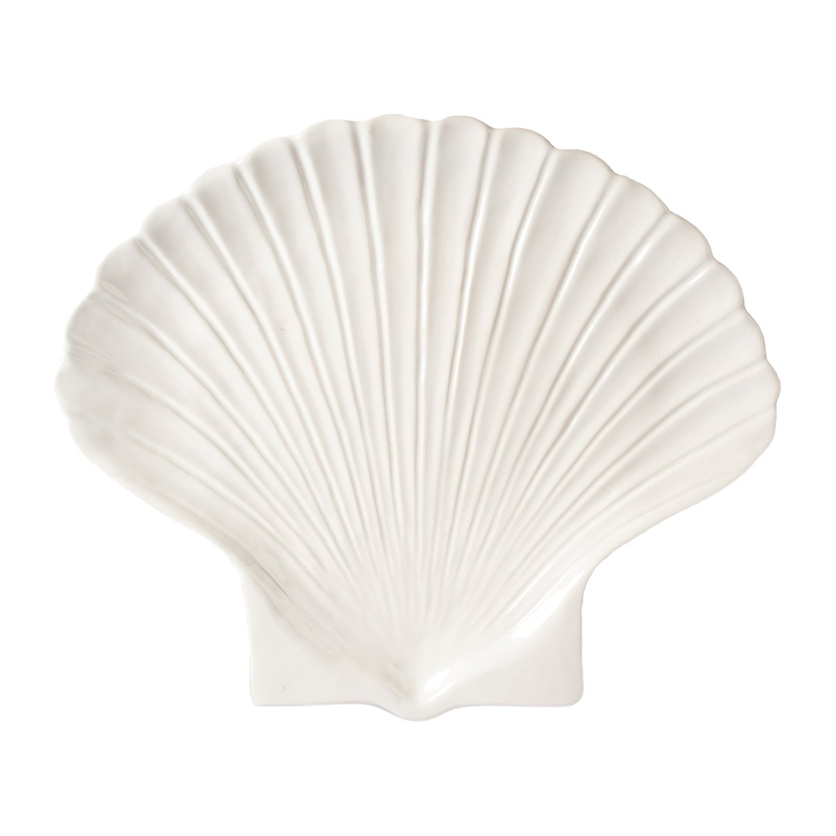 Byon Shell plate XL | Scandinavian Design | Serving platters & dishes | White