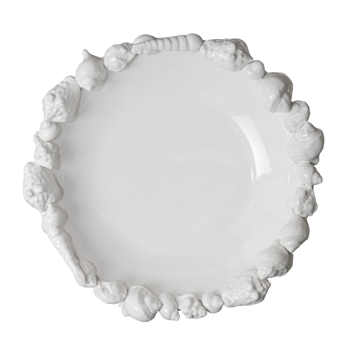 Shell saucer 38 cm, white Byon