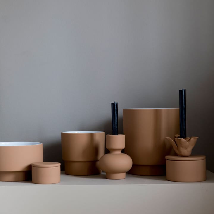 Sienna flower pot Ø22 cm - terracotta (brown) - Byon
