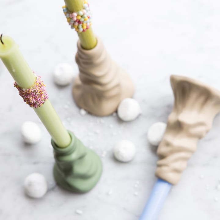Soft ice cream candle sticks 7.5 cm - Green - Byon