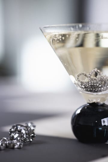 Spice drinking glass - Black-clear - Byon