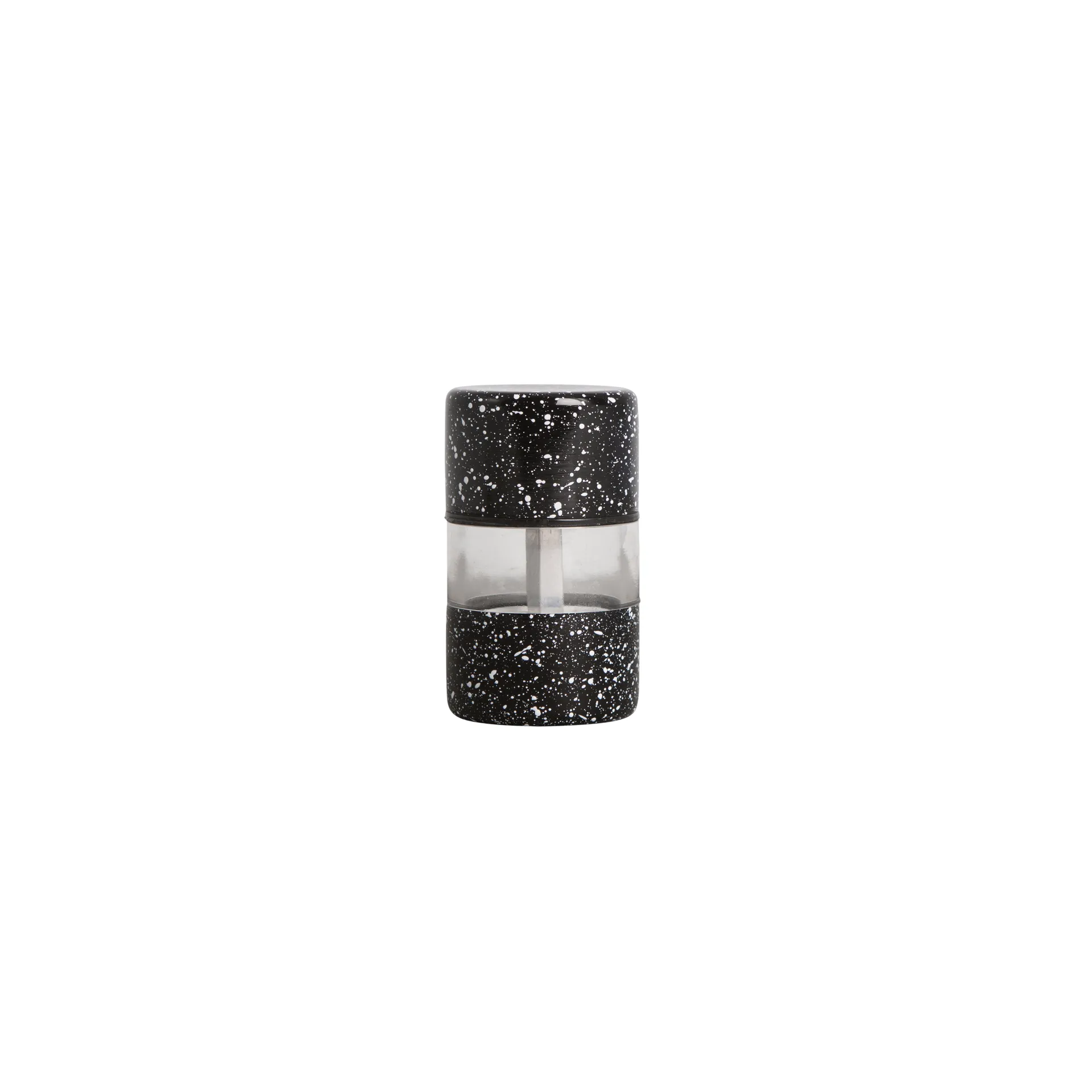 Stories salt- and pepper mill 5 cm, black and white Byon