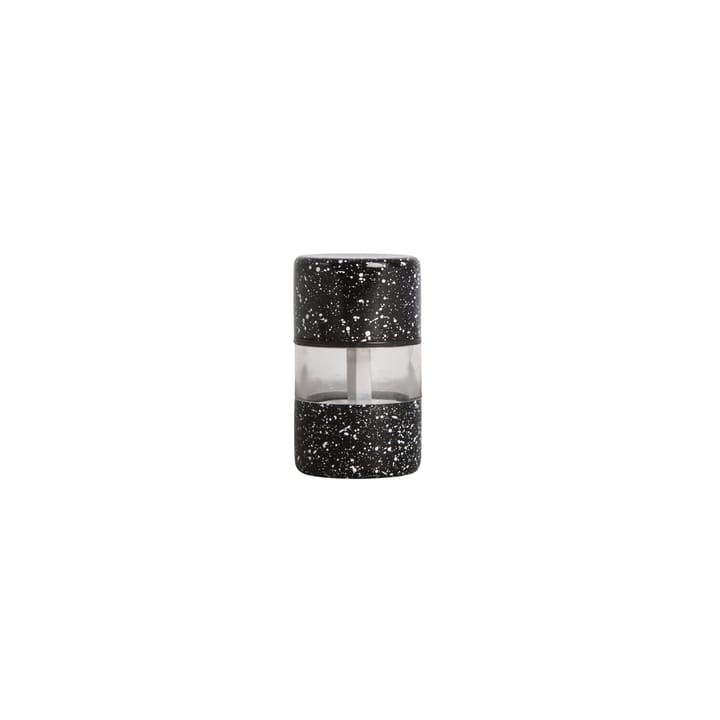 Stories salt- and pepper mill 5 cm, black and white Byon