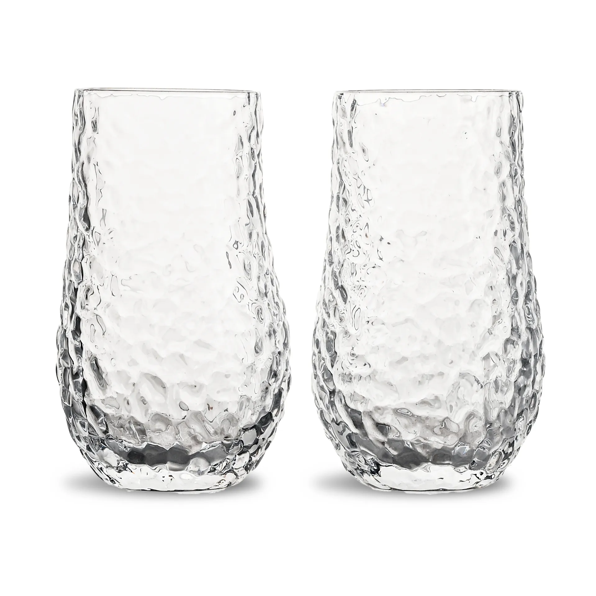 Swan drinking glass 2-pack, Clear Byon