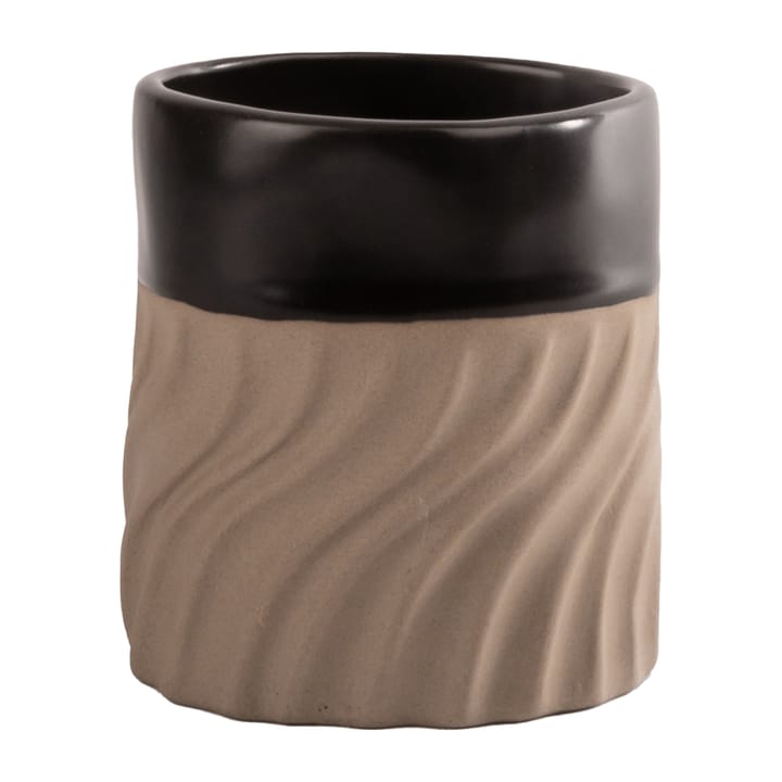 Swirl cup 24 cl - Black-beige - Byon