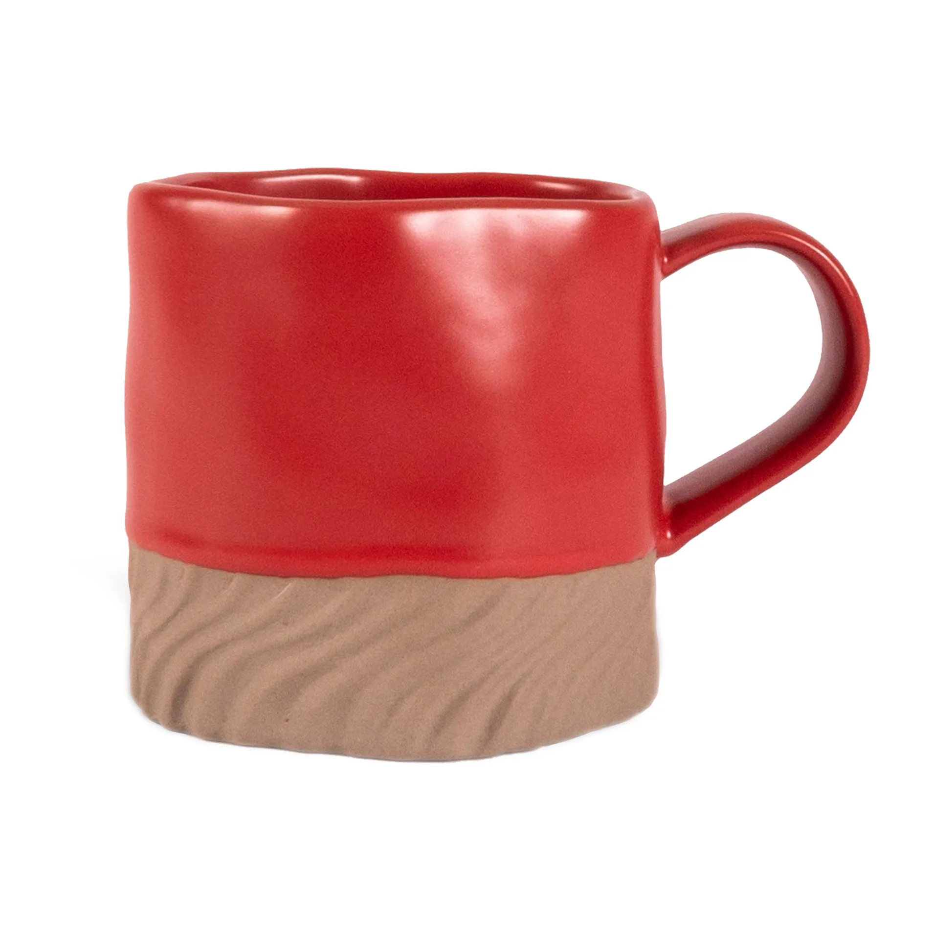 Swirl mug 38 cl, Red-beige Byon