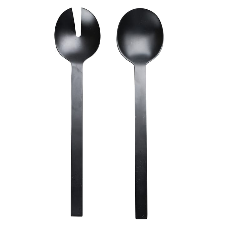 Topina salad cutlery 2 pieces - black - Byon