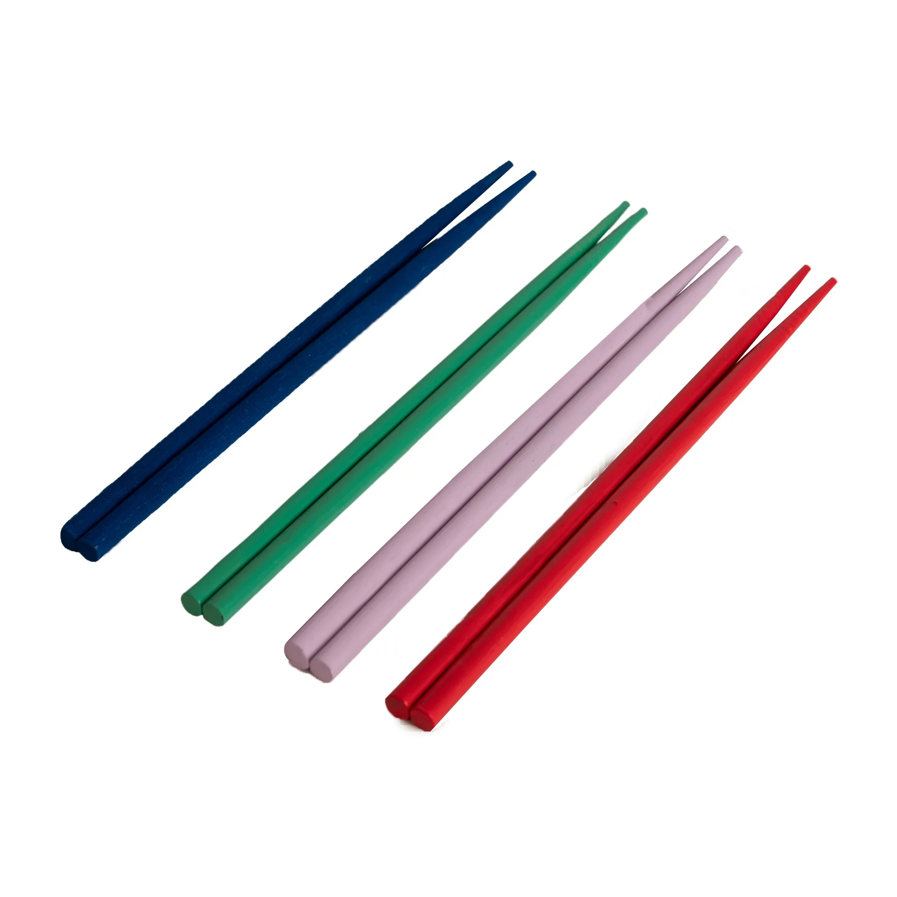 Yaki chopsticks 4 pack, Blue-green-purple-red Byon