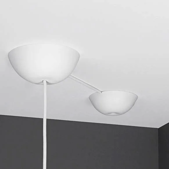 CableCup Hide ceiling cup, white CableCup