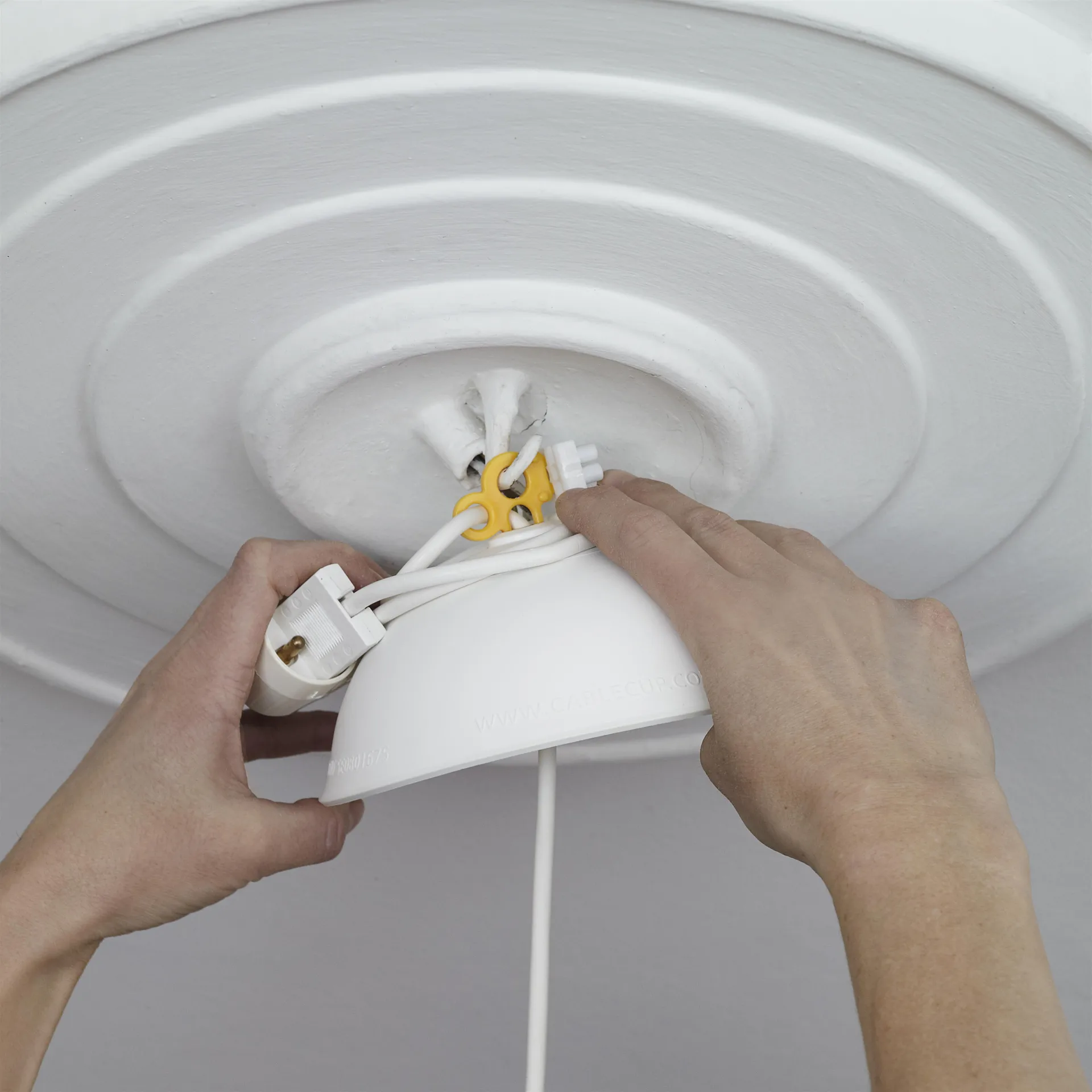 CableCup mini ceiling cup, Black CableCup