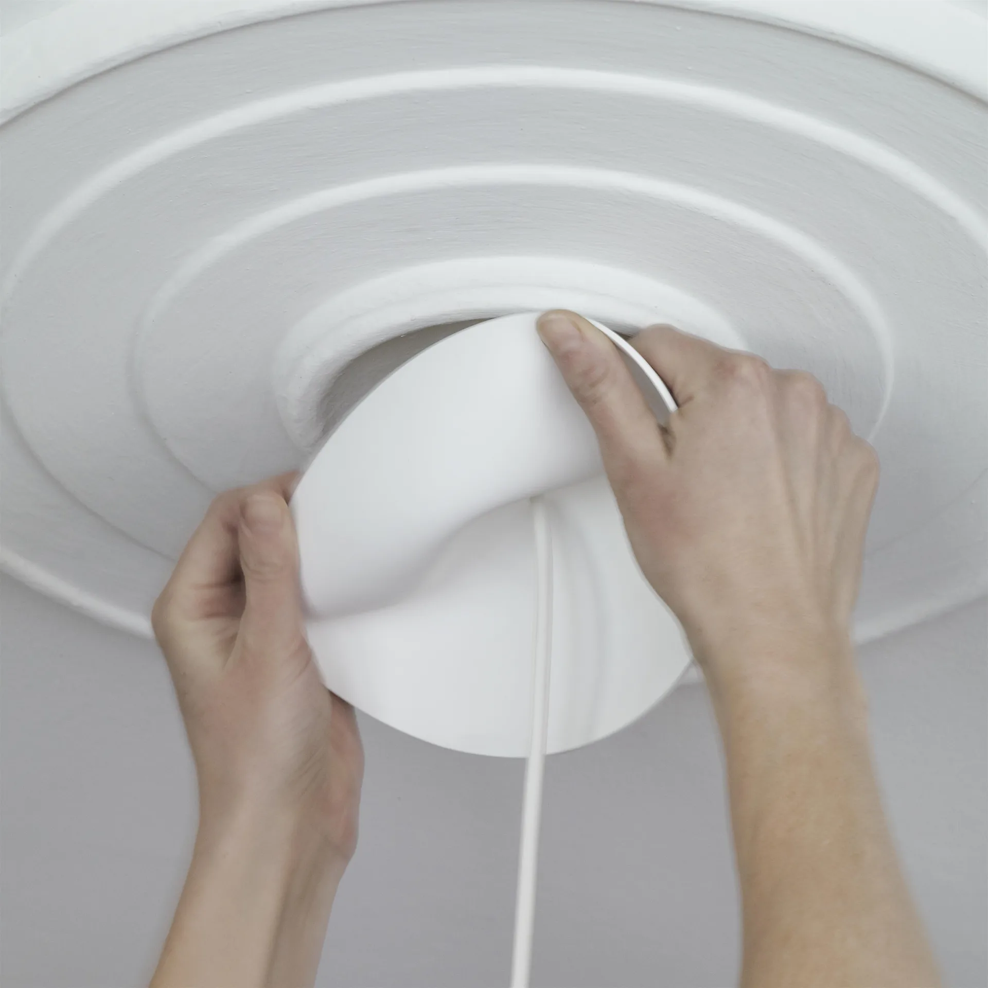 CableCup mini ceiling cup, Black CableCup