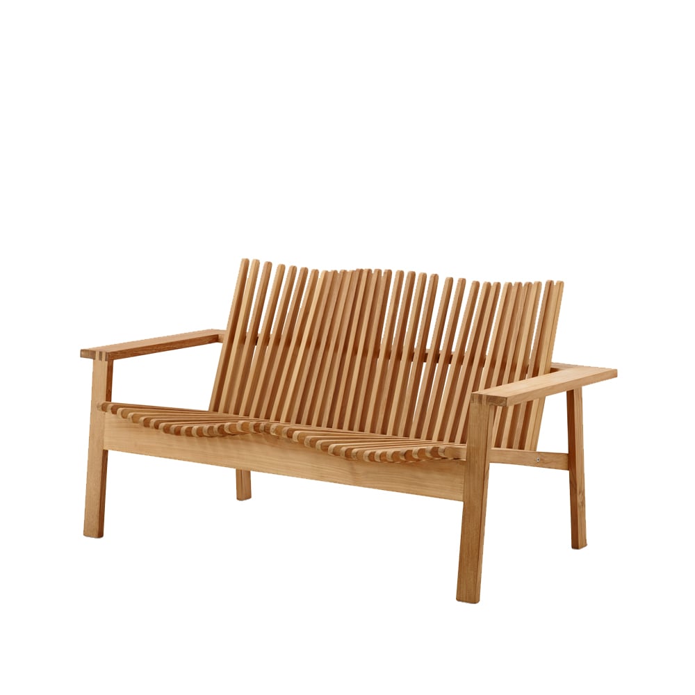Cane-line Amaze sofa 2-seater Teak | Scandinavian Design | Brown