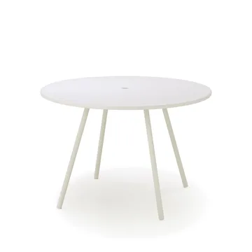 Area dining table - White - Cane-line