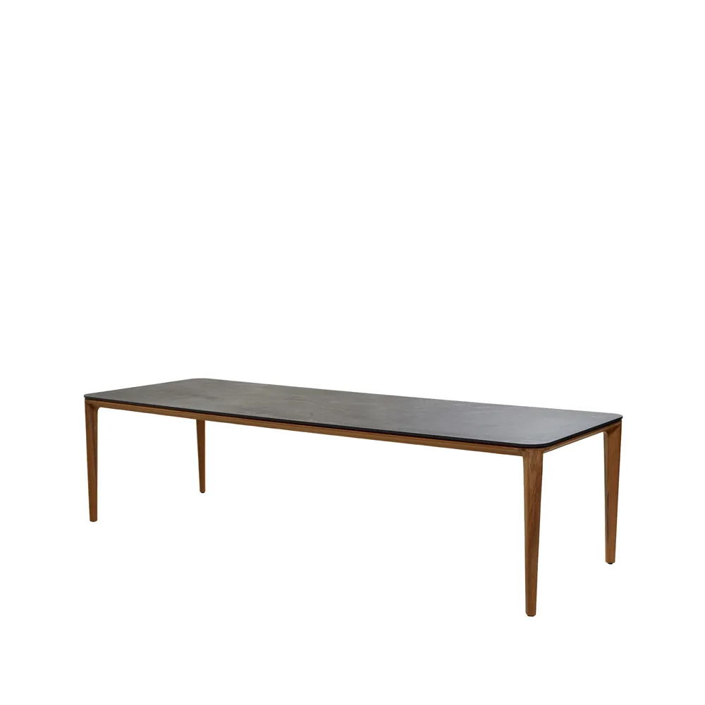 Cane-line Aspect dining table Fossil black-teak 280 cm