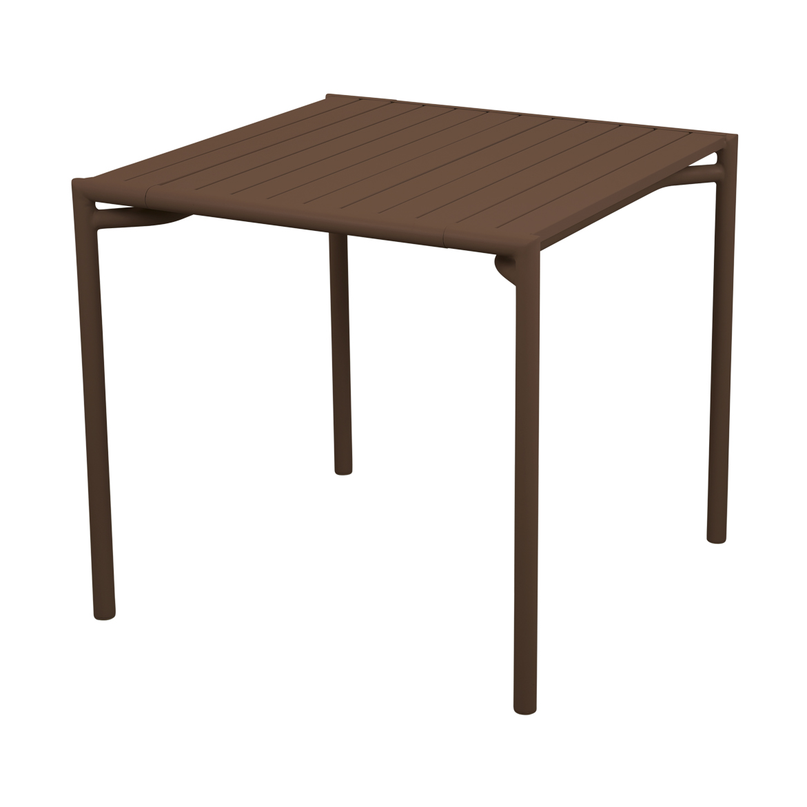 Cane-line Bliss dining table 81x81 cm Desert red | Scandinavian Design | Garden tables | Red