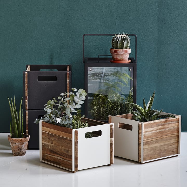 Box storage, Lava grey, teak Cane-line