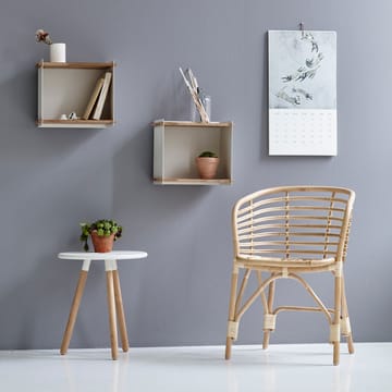 Box storage - White, teak - Cane-line