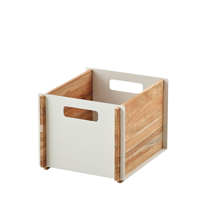 Box storage - White, teak - Cane-line