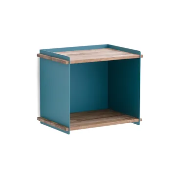 Box Wall Storage - Aqua, teak - Cane-line