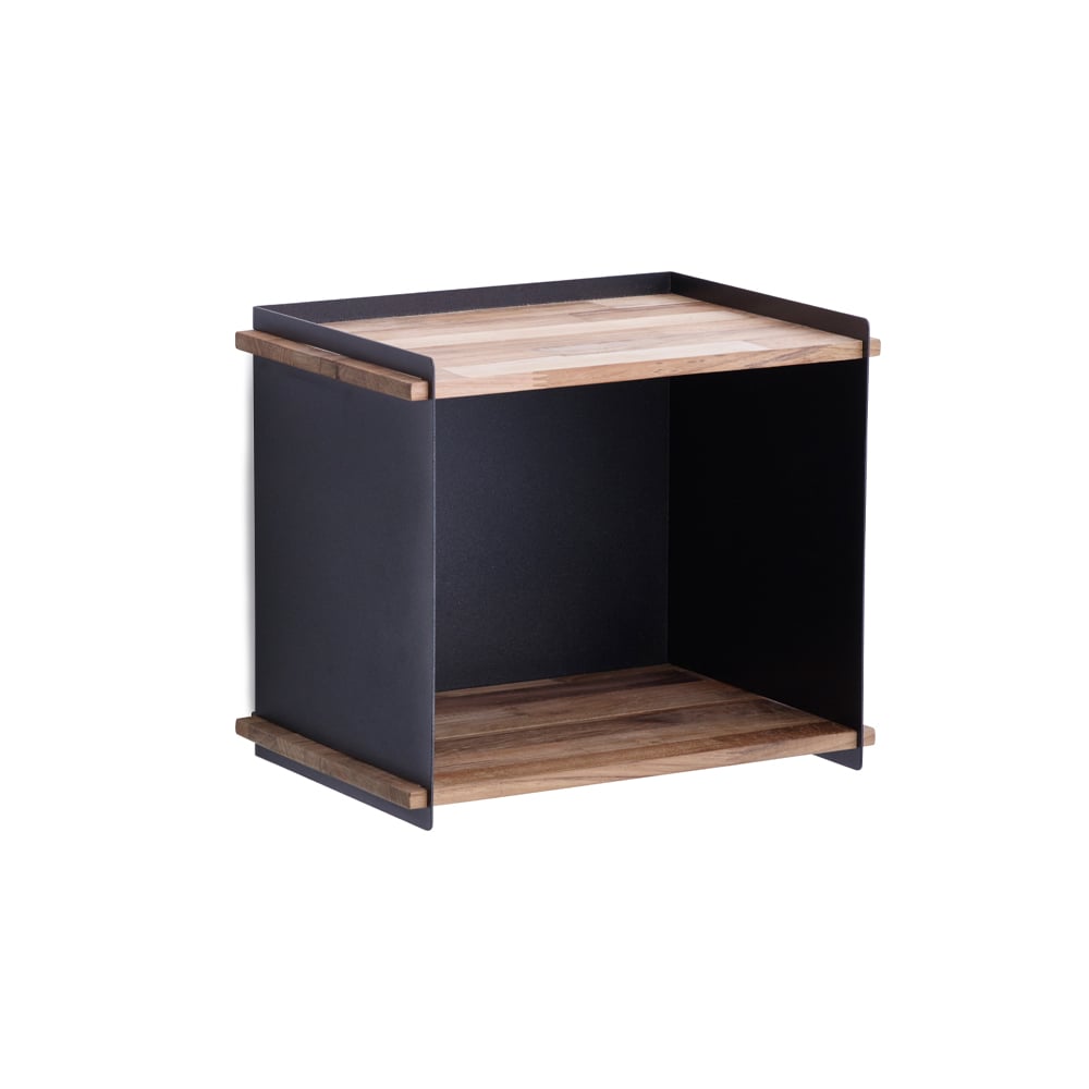 Cane-line Box Wall Storage Lava grey, teak | Scandinavian Design | Grey