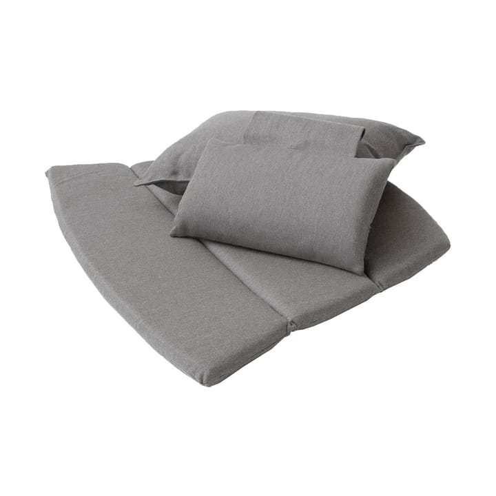 Breeze cushion set lounge armchair high back - Cane-line Natté taupe - Cane-line