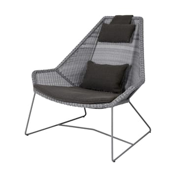 Breeze cushion set lounge armchair high back - Focus grey - Cane-line