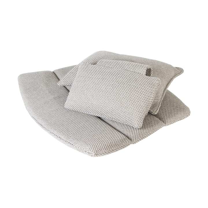 Breeze cushion set lounge armchair high back - Focus light grey - Cane-line