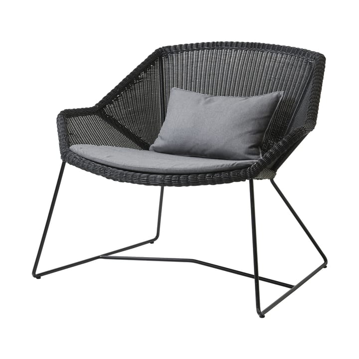 Breeze cushion set lounge chair - Cane-line Natté grey - Cane-line