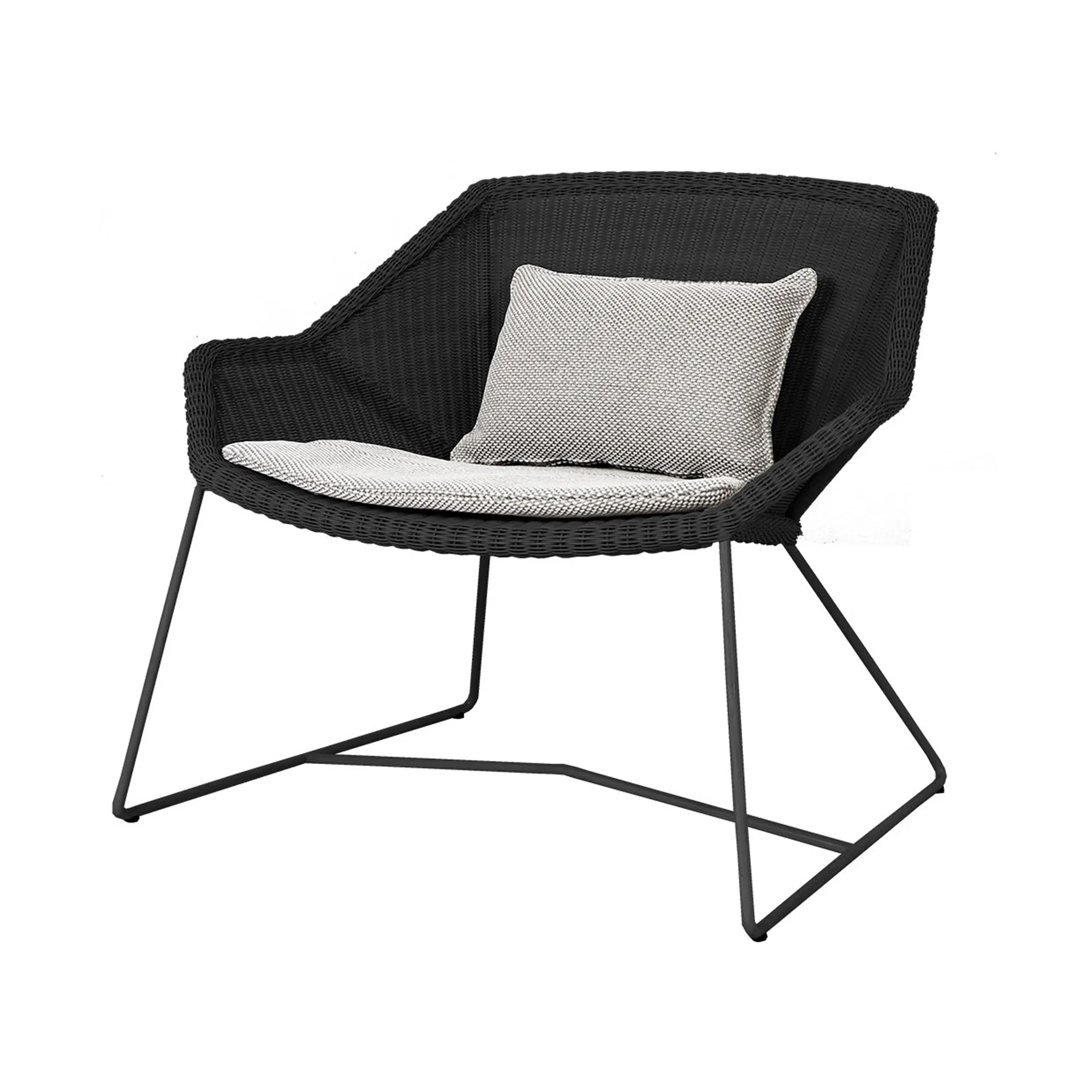 Breeze cushion set lounge chair, Focus light grey Cane-line