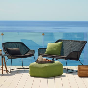 Breeze lounge armchair high back weave - Light grey - Cane-line