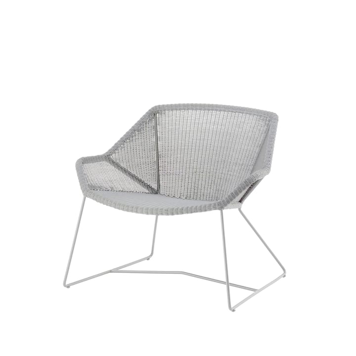 Breeze lounge armchair weave - White grey - Cane-line