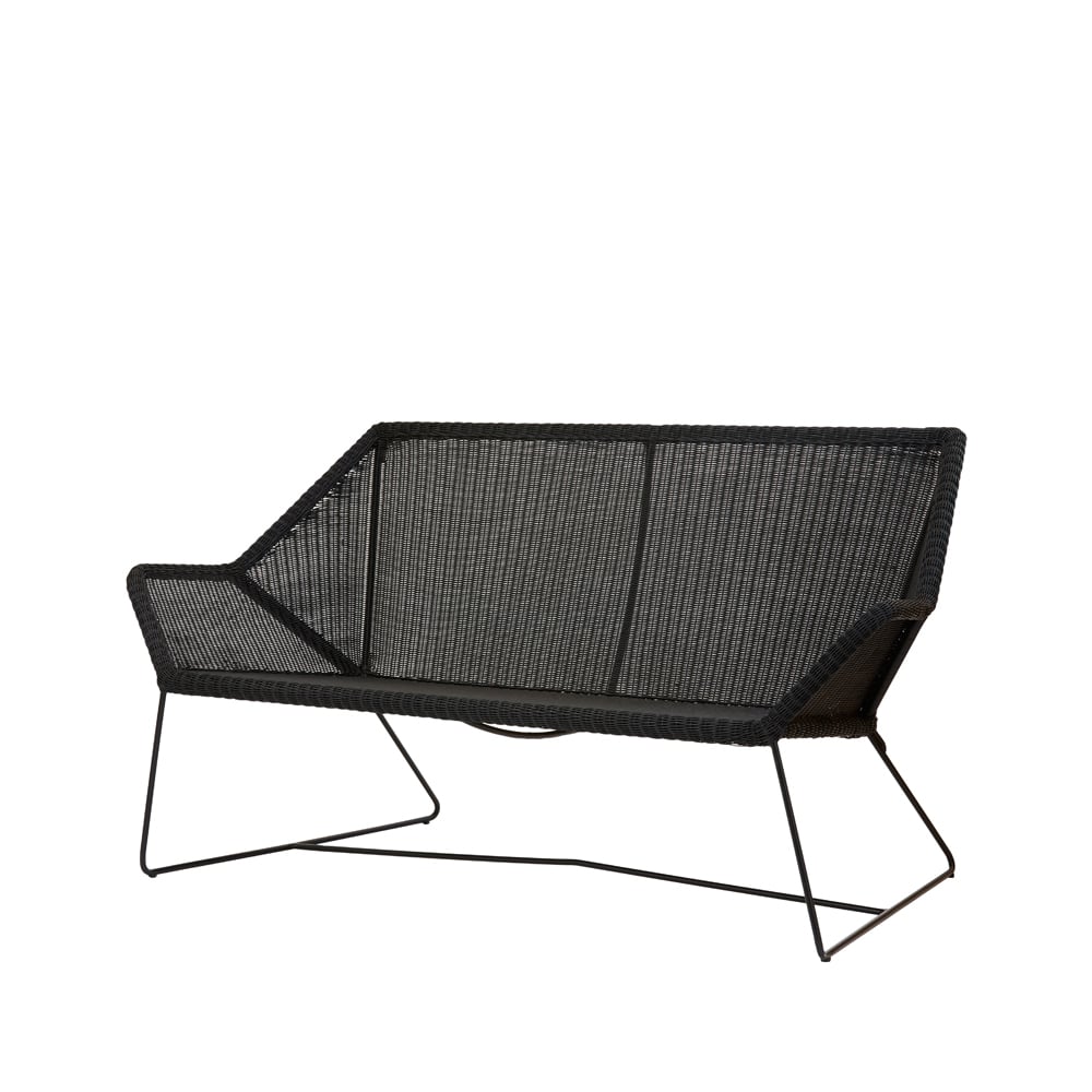 Cane-line Breeze sofa 2-seater weave Black | Scandinavian Design | Black