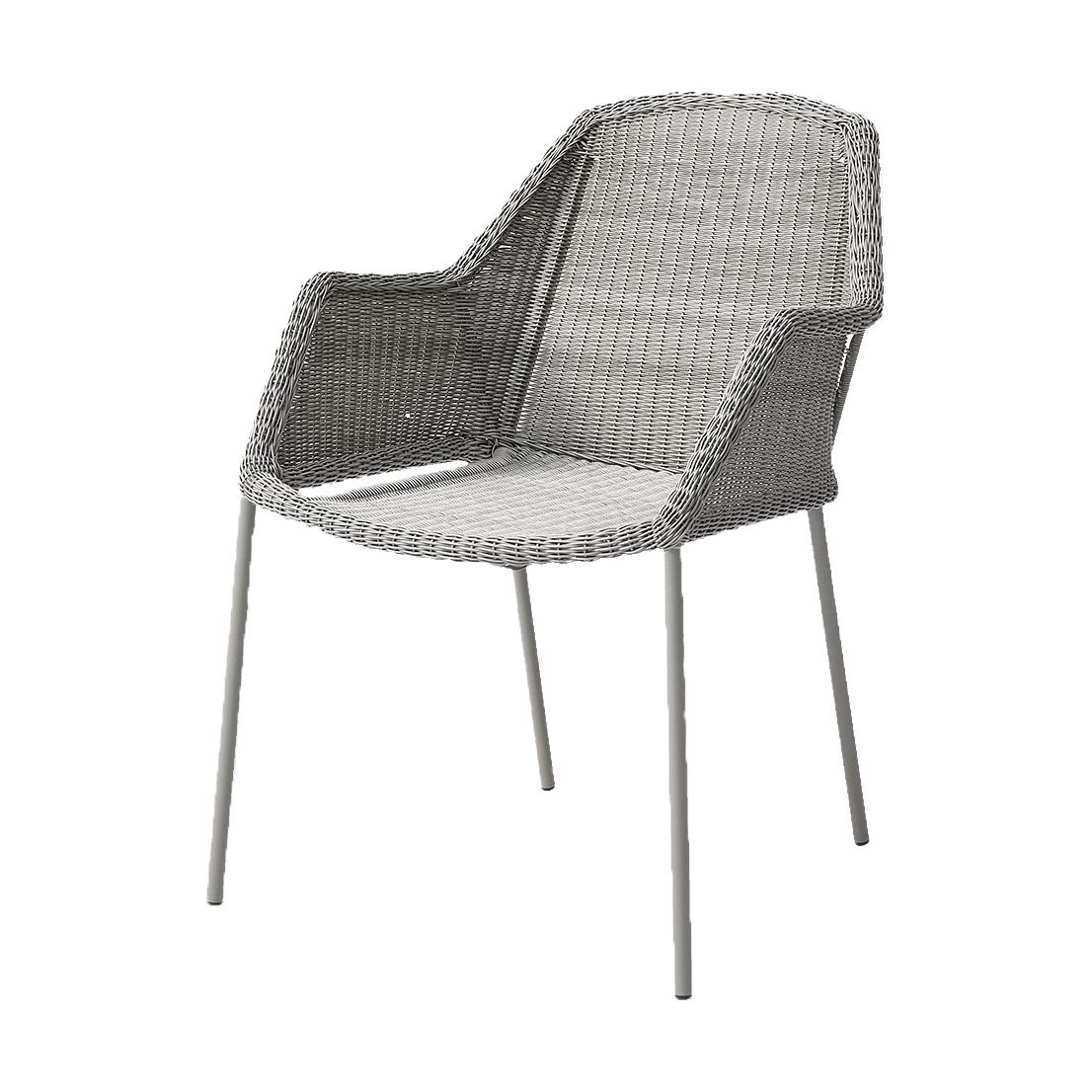 Cane-line Breeze stackable armchair weave Taupe | Scandinavian Design | Garden chairs | Beige