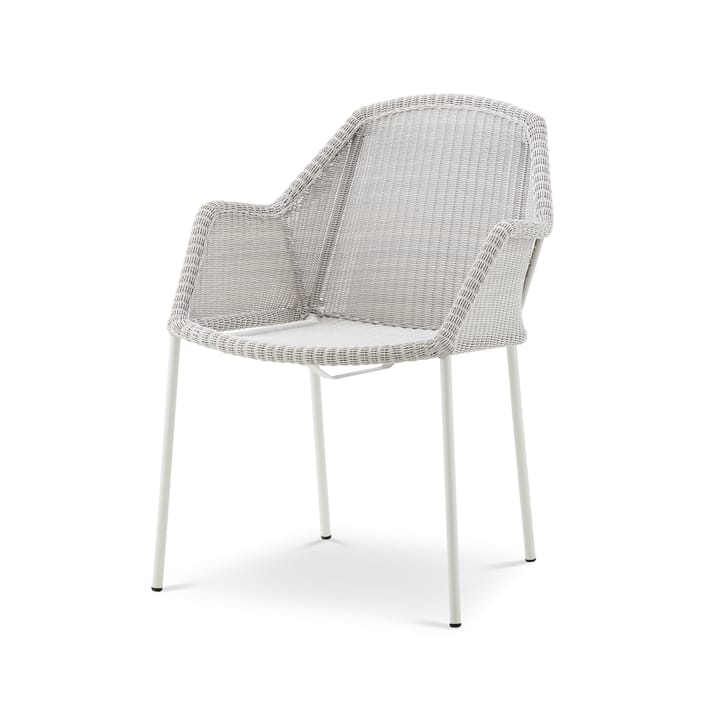 Breeze stackable armchair weave - White grey - Cane-line