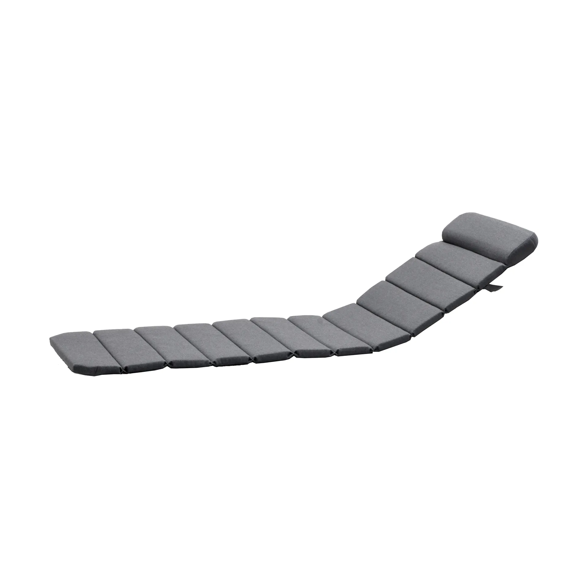 Breeze sun lounger cushion, Cane-line Natté grey Cane-line