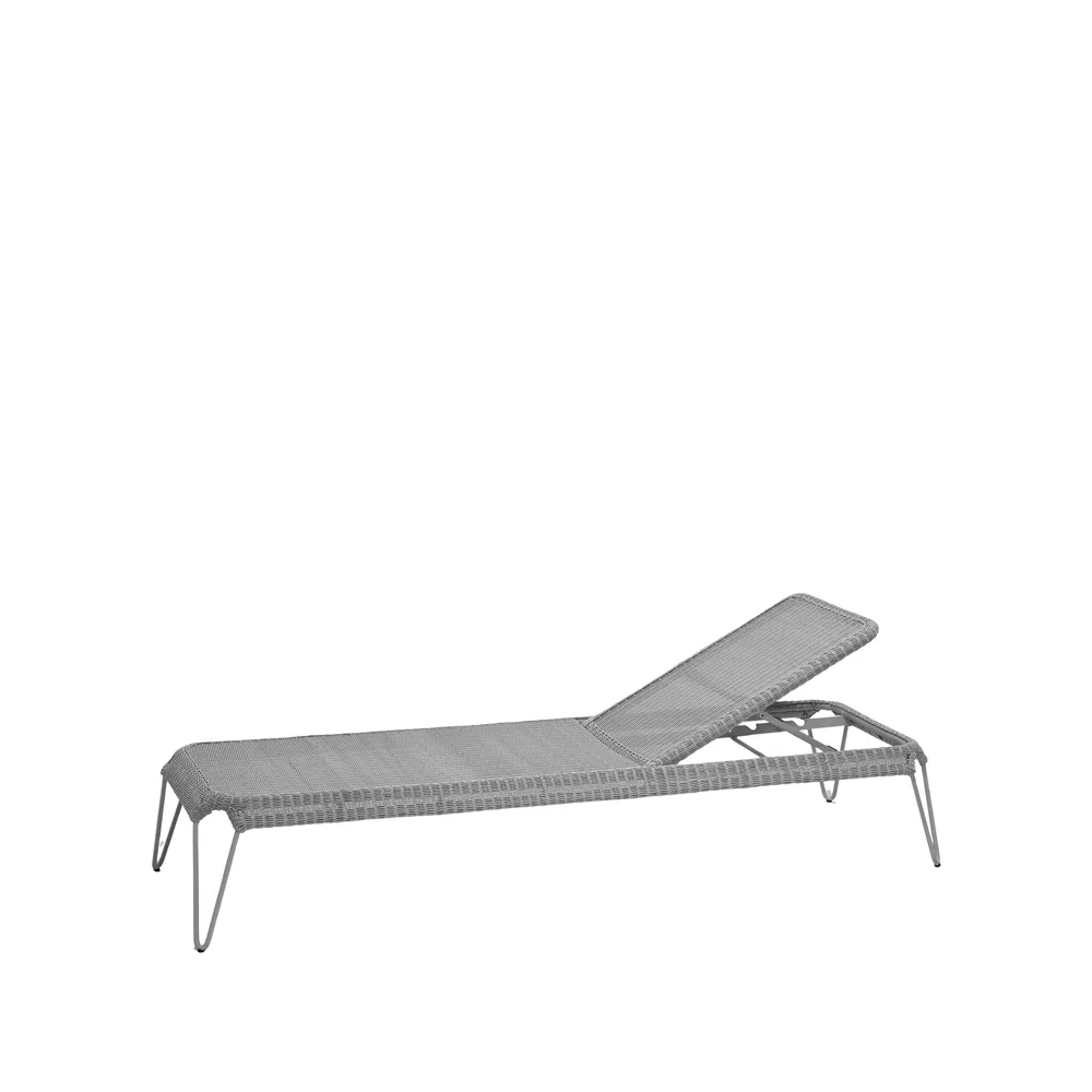 Cane-line Breeze sun lounger weave Light grey | Scandinavian Design | Grey