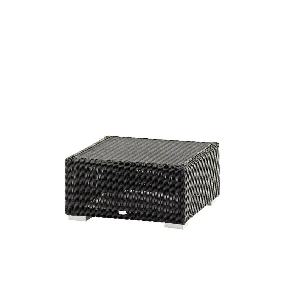 Cane-line Chester footstool Graphic | Scandinavian Design | Grey