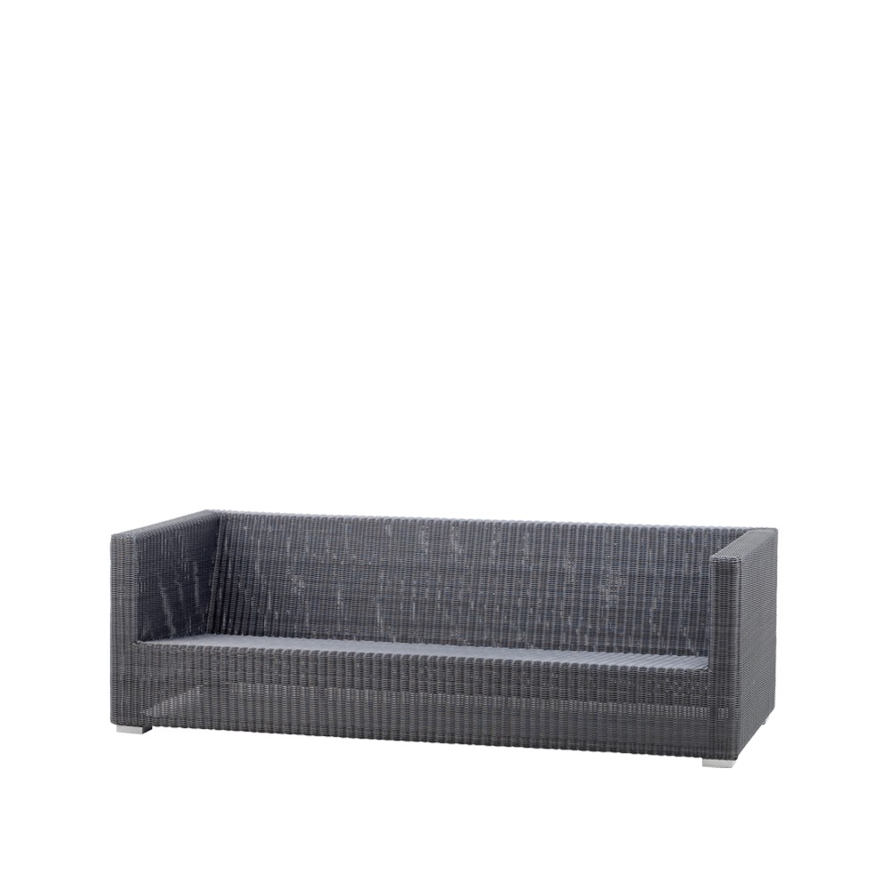 Cane-line Chester sofa 3-seater graphite | Scandinavian Design | Grey