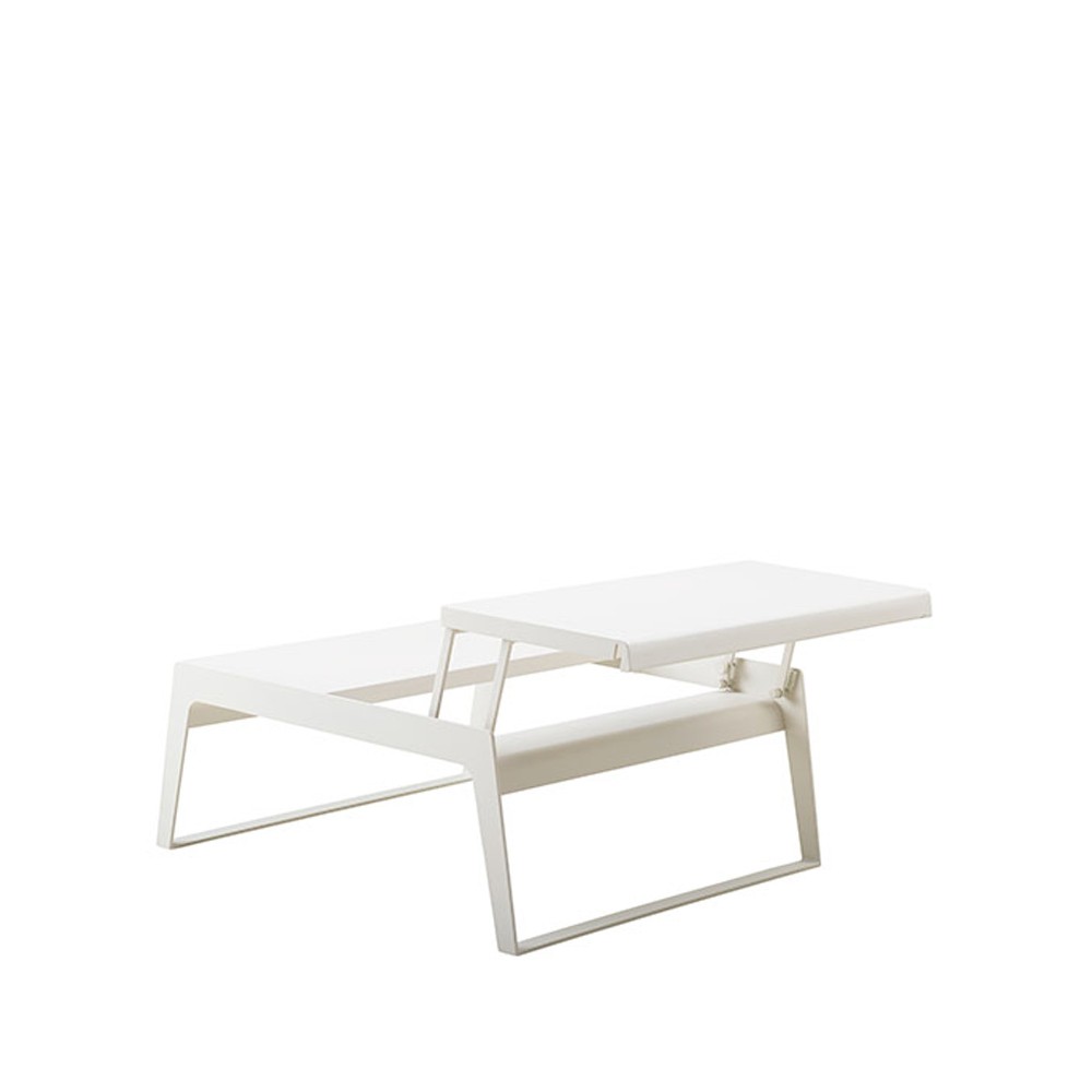 Cane-line Chill out coffee table White, double | Scandinavian Design | Garden tables | White