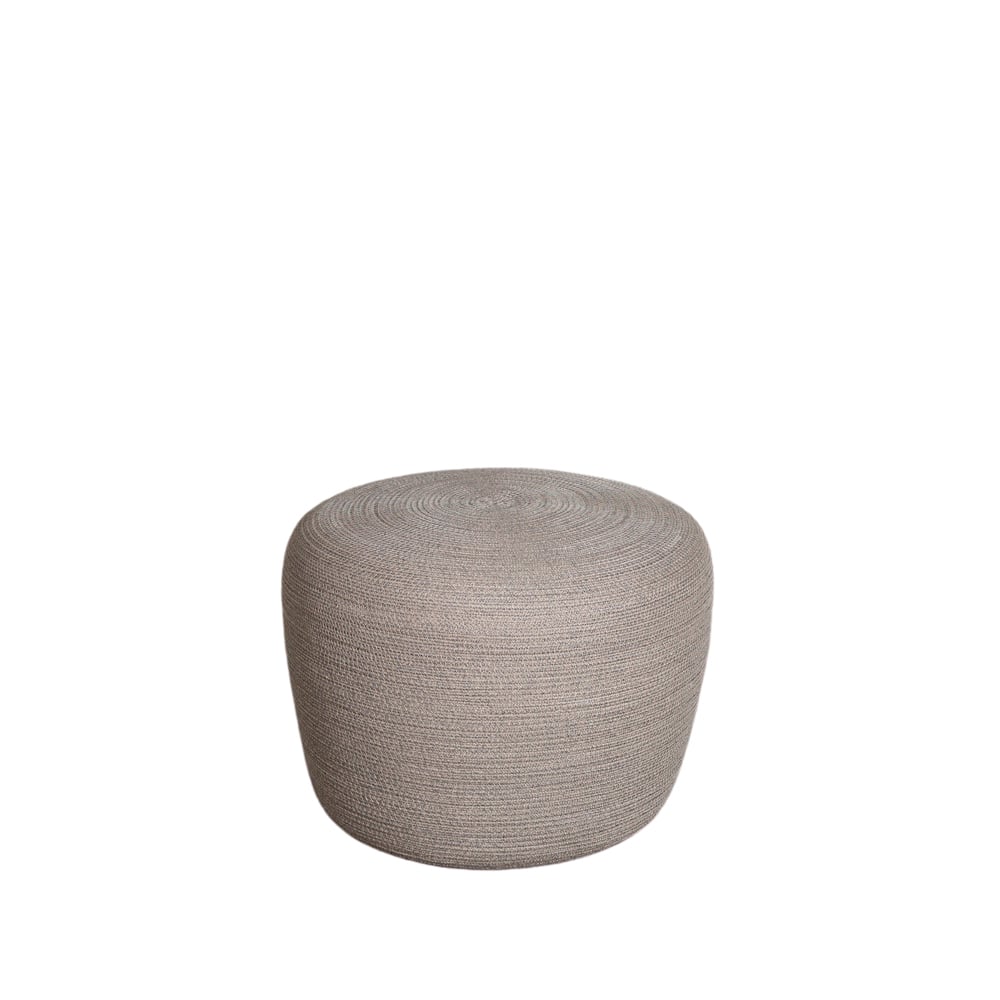 Cane-line Circle footstool Ø52 cm Taupe | Scandinavian Design | Beige