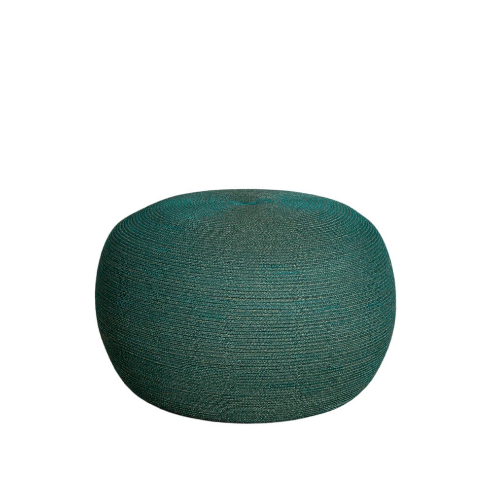 Cane-line Circle footstool o75 cm Dark green | Scandinavian Design | Green