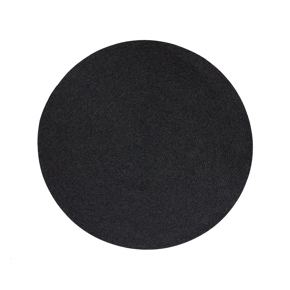 Cane-line Circle rug round Dark grey, o140cm | Scandinavian Design | Plastic rugs | Grey