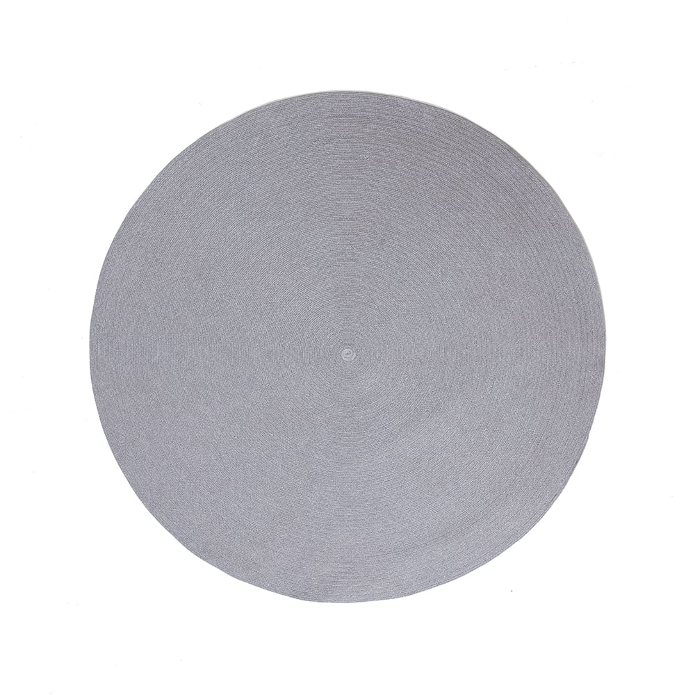 Cane-line Circle rug round Light grey, o140cm | Scandinavian Design | Plastic rugs | Grey